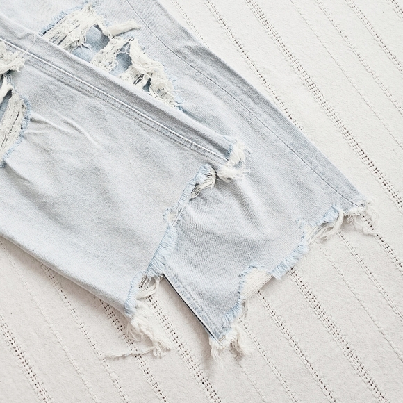 Vervet High Rise 90's Vintage Flare Jeans Cropped Cotton Retro Leslie 29 NEW - Picture 8 of 12